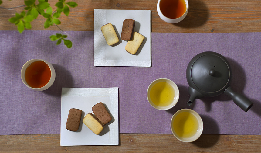 日本茶のお茶うけに「ヴァン・デュ・ショコラ」を