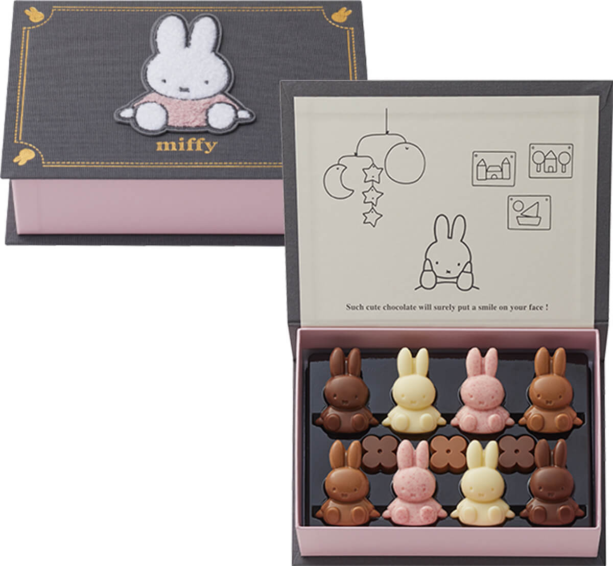 ふわふわワッペン付きミッフィースイートホーム