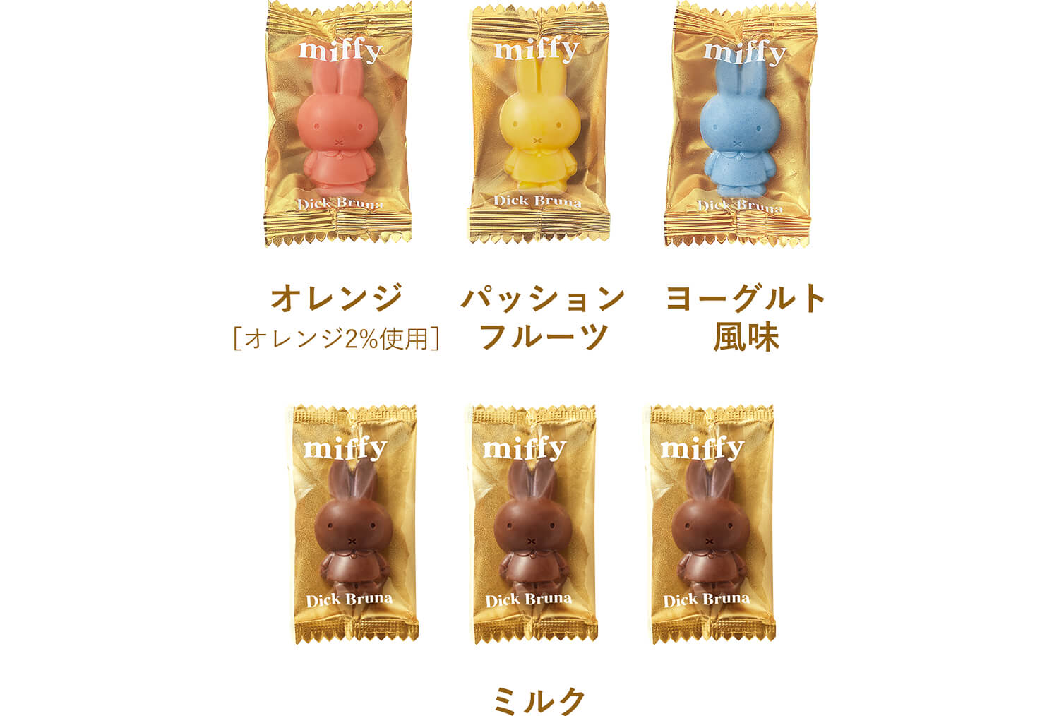 オレンジ【オレンジ2%使用】。パッションフルーツ。ヨーグルト風味。ミルク。