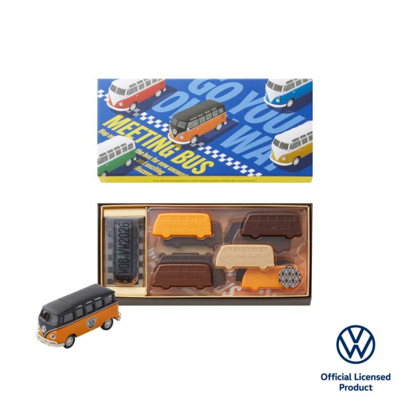 Volkswagen Meeting Bus チョコレート 13個入り モロゾフ（Morozoff） ミーティングバス 13個入 : モロゾフ公式